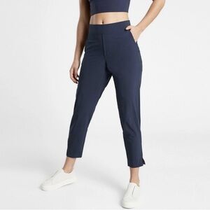 Athleta Brooklyn Ankle Pant Blue Size 00P Petite Travel Work Pants